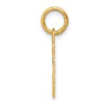 14k Key Letter F Initial Charm - Image 2