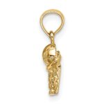 14k Mini Basketball with Net Charm - Image 2