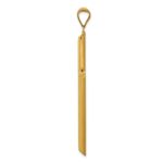 14k 3-D Polished Hollow Cross Pendant - Image 2