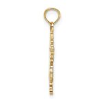 14k Polished Snowflake Charm - Image 2