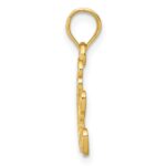 14k Teddy Bear Pendant - Image 2
