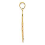 14k Filigree Sun Pendant - Image 2