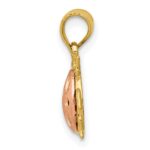 14k Two Tone Ladybug Pendant - Image 2