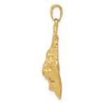 14k Lion Head Charm - Image 2