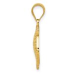 14k Filigree Fish Pendant - Image 2