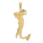 14K Large Map with ITALY Pendant - Image 4