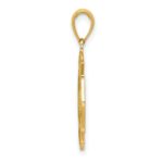 14k Fire Department FD Badge Pendant - Image 2