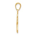 14k Pink Enameled Ballet Slippers Charm - Image 2