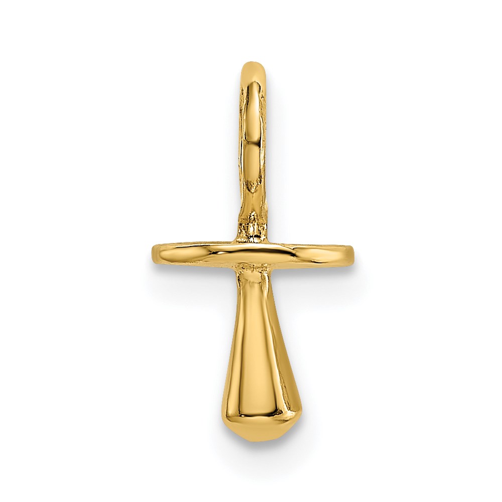 K5237.jpg 14K Gold Polished 3-D Pacifier Charm - Image 1
