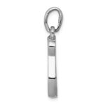 14K White Gold Chai Life Pendant - Image 2