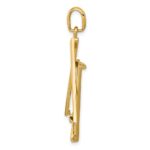 14K Large Cut-out Star of David Pendant - Image 2