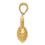 14k Polished 3-D Pineapple Pendant - Image 2
