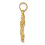 14k Polished Mariner Crucifix Pendant - Image 2