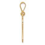 14k Awareness Ribbon Pendant - Image 2