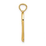 14k Polished MOM in Heart with Infinity Symbol Pendant - Image 2