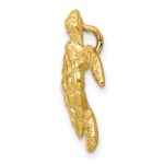 14k Polished Large Sea Turtle Chain Slide - Image 2