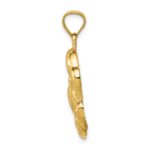 14k Polished Crab Pendant - Image 2