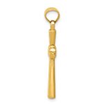 14k Hollow -X- Center Cross Pendant - Image 2