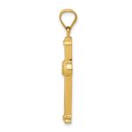 14k CZ Cross Pendant - Image 2