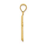 14k Polished Cross Pendant - Image 2