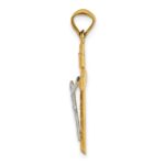 14k Two-Tone Crucifix Pendant - Image 2