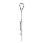 14k White Gold Crucifix Pendant - Image 2