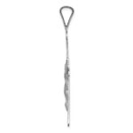 14k White Gold Crucifix Pendant - Image 2