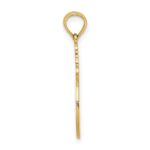 14K Flamingos In Circle Charm - Image 2