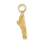 14K Polished Pomeranian Dog Charm - Image 2