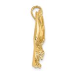 14K Eagle Landing with Wings Up Charm - Image 2