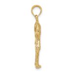 14K 3-D Textured Flamingo Charm - Image 2