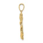 14K Smiling Sun Charm - Image 2