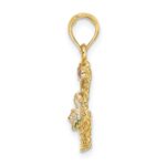 14K Enameled Easter Basket with Bunny/Bow/Eggs Charm - Image 2