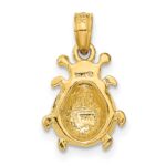 14K Red and Black Enameled Ladybug Charm - Image 3