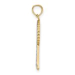 14K Blue and White Enameled 1st PLACE Ribbon Charm - Image 2