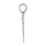 14K White Gold Doves In Heart Charm - Image 2