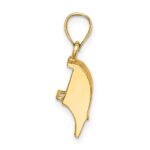 14K 3-D Cranberry Scoop Charm - Image 2