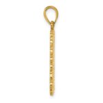 14K Jack of Hearts Playing Card Charm - Image 2