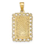 14K Jack of Hearts Playing Card Charm - Image 3