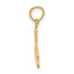 14K Polished Foot Charm - Image 2