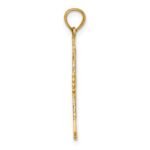 14K Polished Trumpet Charm - Image 2