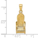 14K 3-D Beach Chair Charm - Image 3