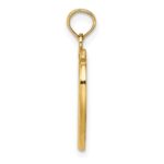 14K Small Celtic Knot Heart Charm - Image 2