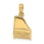 14K 3-D Grand Piano Top Opens Charm - Image 5