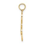 14K Filigree 3-Leaf Clover Charm - Image 2