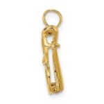 14K 3-D Glasses with Moveable Sides Charm - Image 2