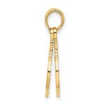 14K 2-Piece Handcuffs Charm - Image 2