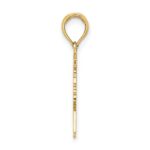 14K Polished Female Graduation Profile with Diploma Charm - Image 2