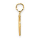 14K Polished Apple Charm - Image 2