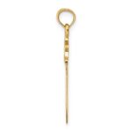 14K 3-D Polished Butcher Knife Charm - Image 2